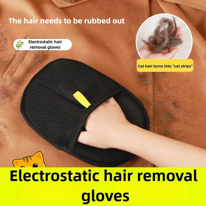 Pet Hair Removal Gloves Depilation Brushing Tools For Dog Cat
