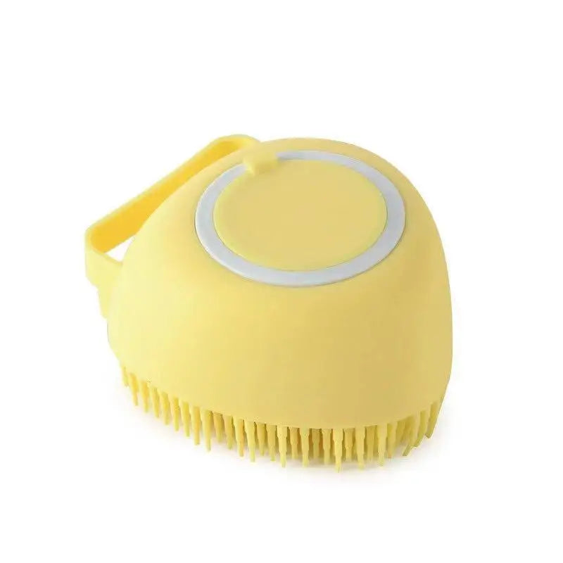 Dog or Cat Bath Massage Brush - Soft Safety Silicone