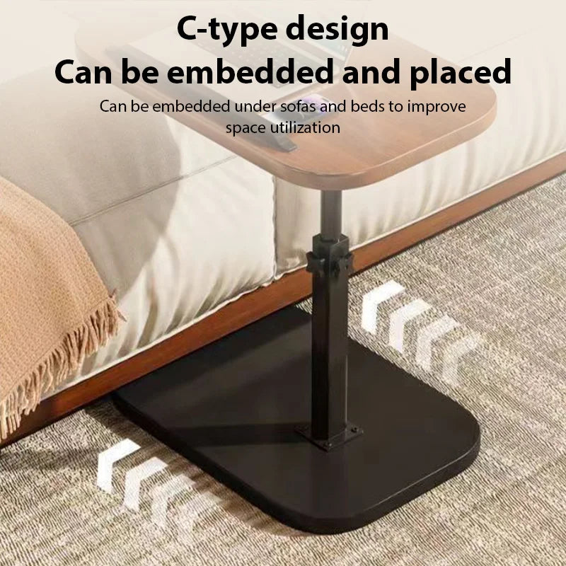 Dormitory Bedside Table Household foldable Mobile Lift Computer Desk Portable livingroom side table Bedroom Lazy Laptop Desk ﻿