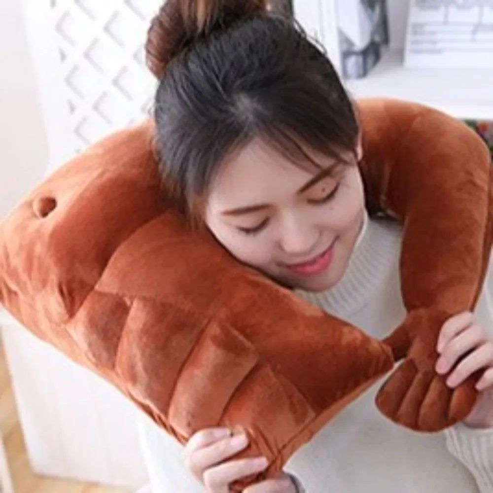 Creative Arm Pillow Hunky Chest Throw Pillow Body Shape Pillow Cuddle Pillow PP Filling Boyfriend Pillow Sleep Cushion