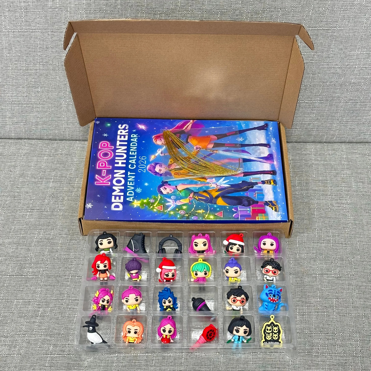 Anime Girls Lumi Mila Zoi Witch Hunter Christmas Advent Calendar Blind Box Toy 24 Days Countdown Pendant New Year's Decor Gifts