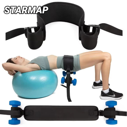 Dumbbell Exercise Belt Hip Thrust Weight-Bearing For Effective Glute Weight Training