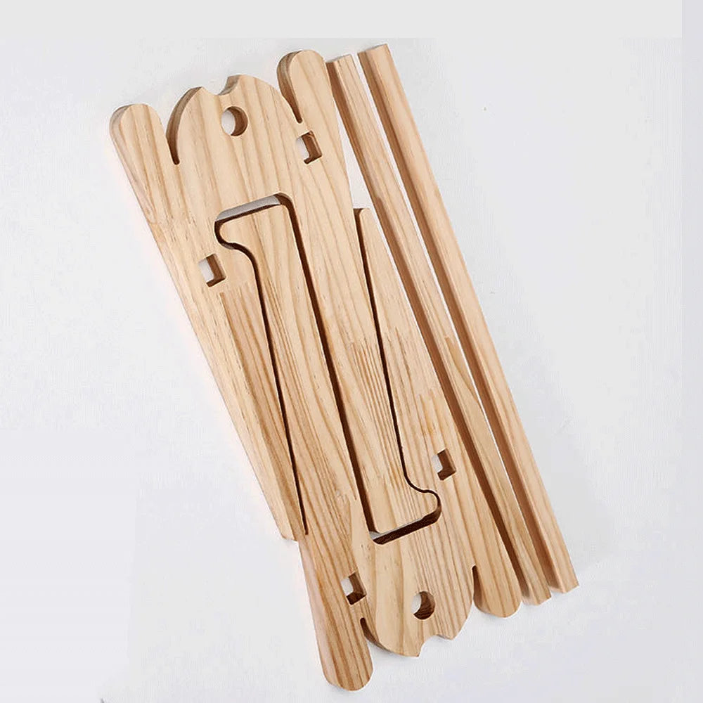 Solid Wood Laptop Stand Removable Vertical Bracket Cooling Base For Macbook Air Pro Accessories Convenient