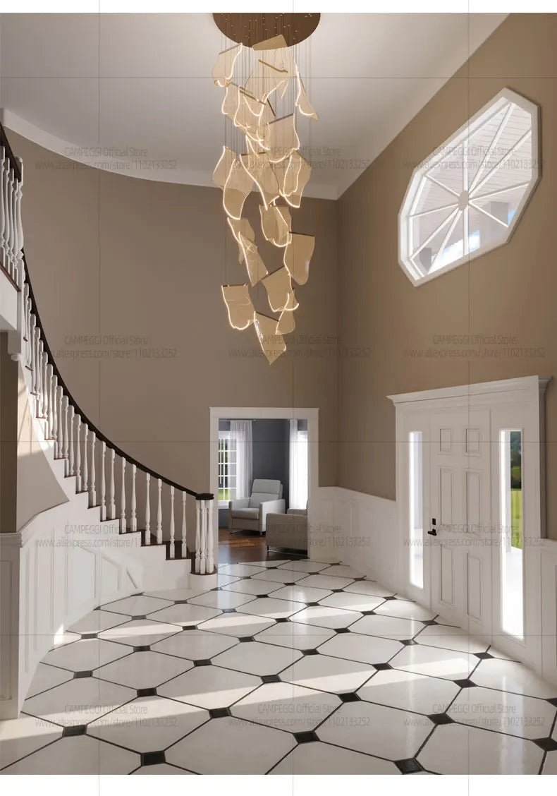 Modern Chandelier Living Room Decor