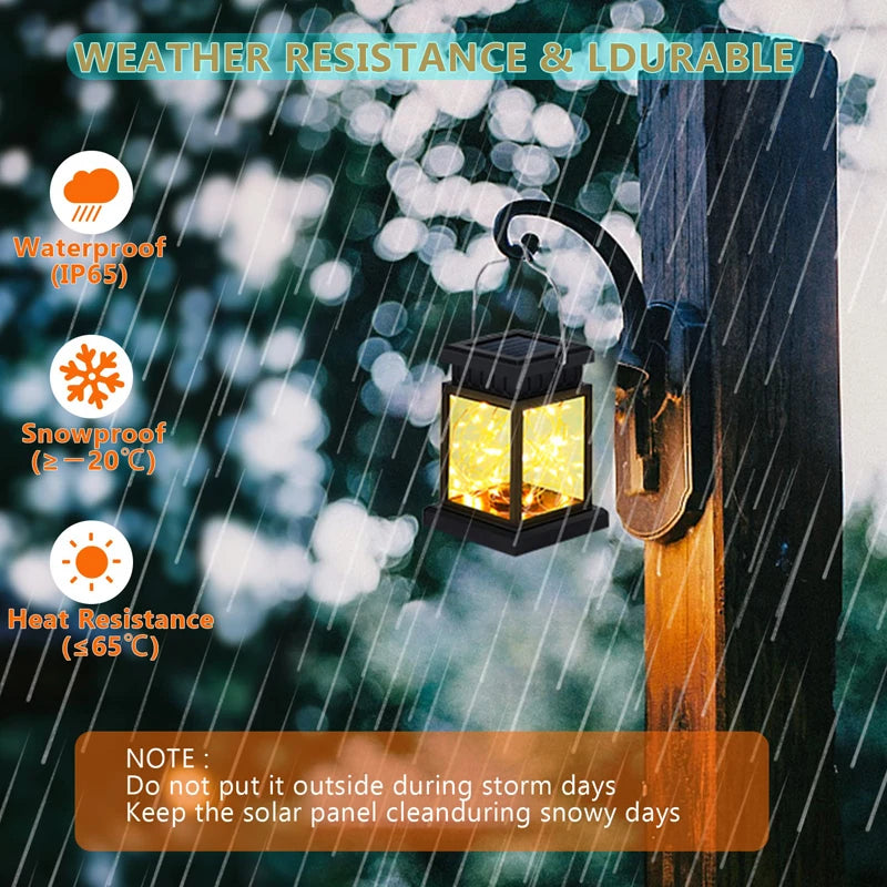 Solar LED Lights Outdoor Focus Floor Lanterns Panels