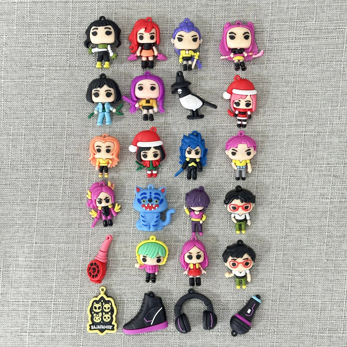 Anime Girls Lumi Mila Zoi Witch Hunter Christmas Advent Calendar Blind Box Toy 24 Days Countdown Pendant New Year's Decor Gifts