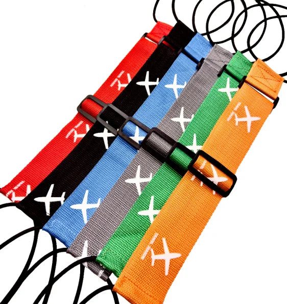 Aircraft printed nylon luggage fixed strap with one pack