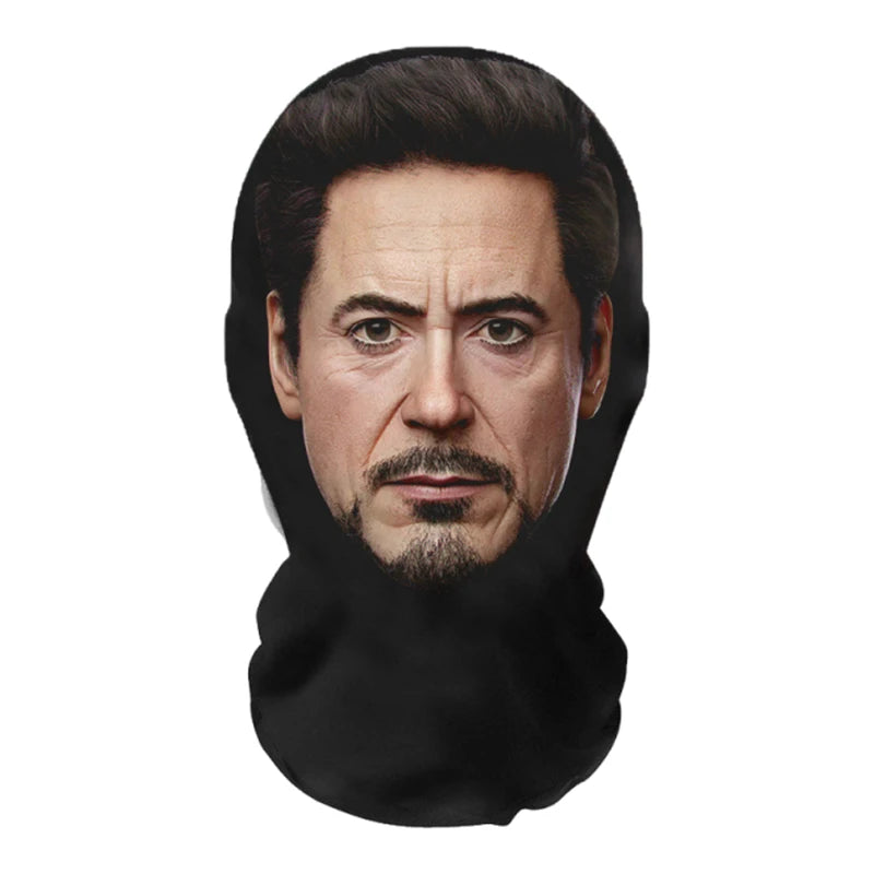 New Realistic 3D Mask Full Face for Women Man Cosplay Accessories Mascaras Halloween Masquerade Mesh Headgear