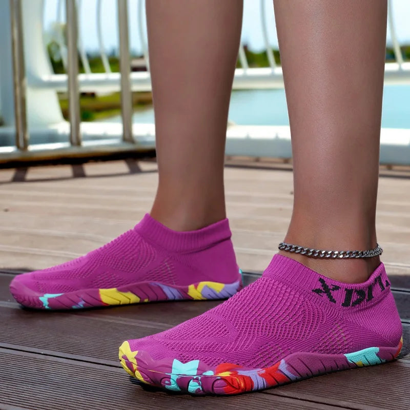 Water Wading Shoes, Beach Outdoor Hiking Shoes, Quick Drying, Breathable, Non Slip Diving Shoes, Lightweight Fitness Yoga Shoes