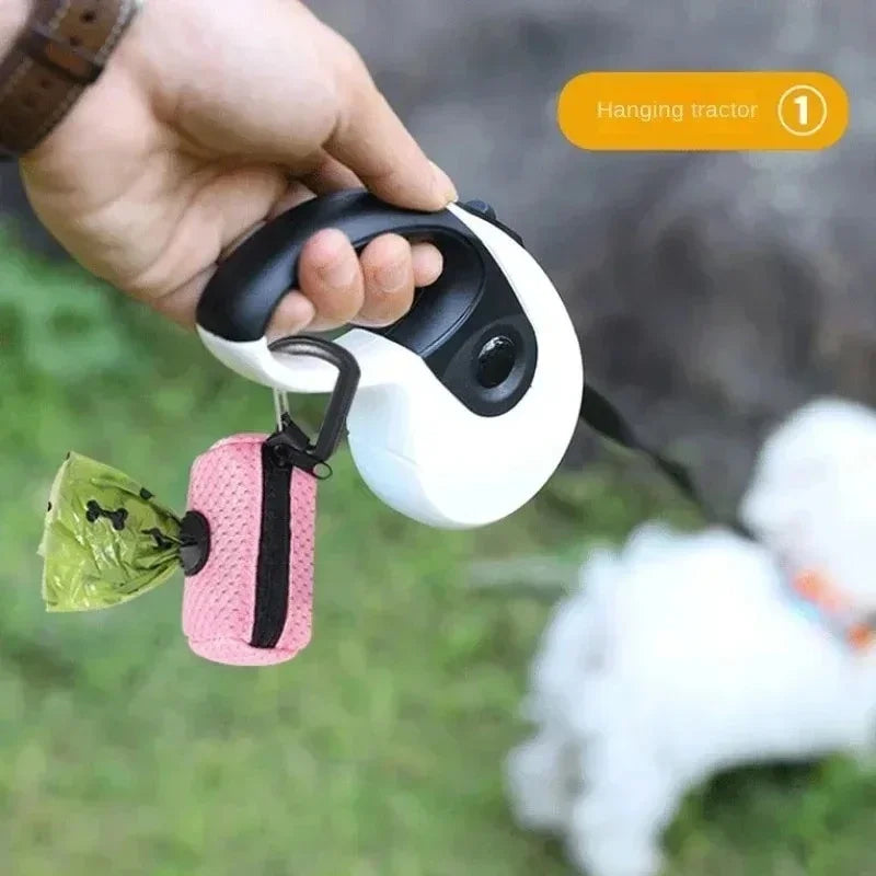 Dog Poop Pickup Bag Holder Pet Supplies Dog Pooper Cleaning Tool Pet Waste Bag Dispenser Dogs Walking Garbage Bags Dispensers