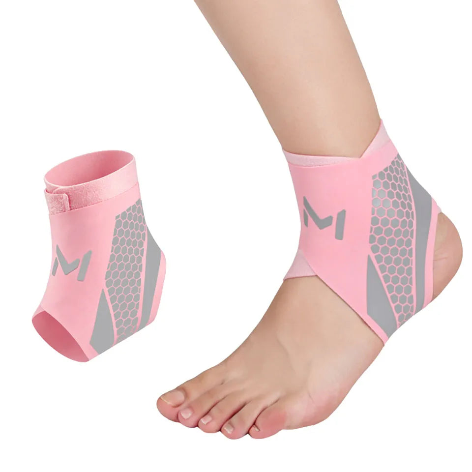 GTUBIKE 1PC Ankle Brace & Elastic Supports for Men and Women,Foot Support Ankle Compression Sleeve,Foot Wrap Ankle Brace Sleeves