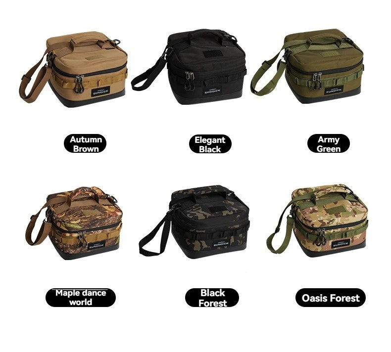 Large Picnic lce Bag 900D Cloth Camping Travel Organizer Waterproof Thermal Lunch Box for Camping BBQ Family Outdoor Activities