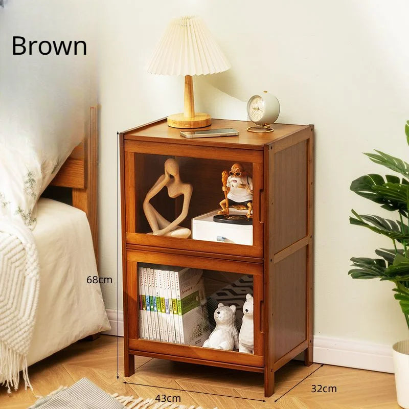 Bedside Table Modern - Solid Wood