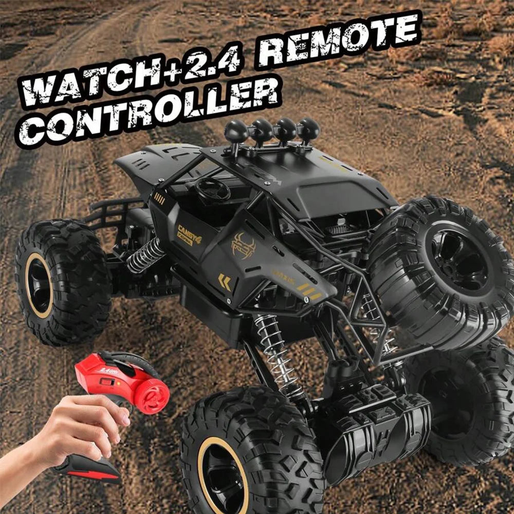 4WD Remote Control Car With Led Lights 2.4G Radio RC Cars - Off-Road Gifts
