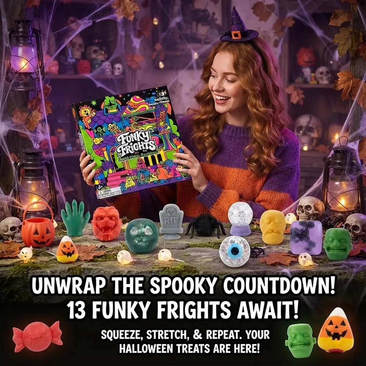 NeeDoh 2026 Advent Calendar,13/24 Day - 3D PVC