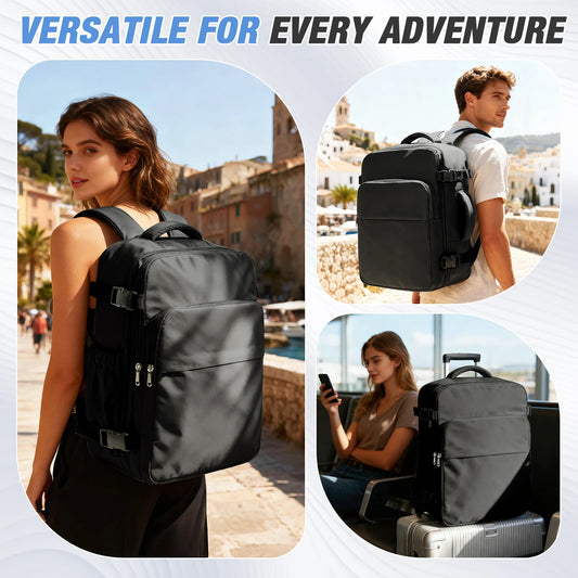 Cabin Luggage 40x30x20 Bag, Men's Backpack Large Capacity Multi-Pocket Travel Backpack, Airplane Backpack Men's Laptop Backpack