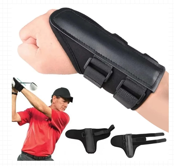 Golf Swing Aids Pro Power Band Wrist Brace Smooth and Connect-Easy Correct Training Swing Gesture Alignment Practice Tool