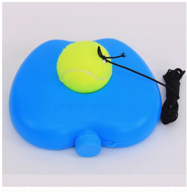 Heavy Duty Tennis Training Aids Base with Elastic Rope Ball Practice Self-Duty Rebound Tennis Trainer Partner Sparring Device