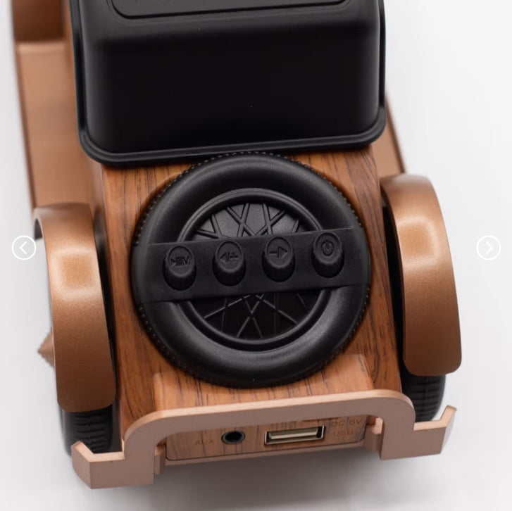 Classic Vintage Car Speaker and Phone Holder - Bluetooth - 5 watt