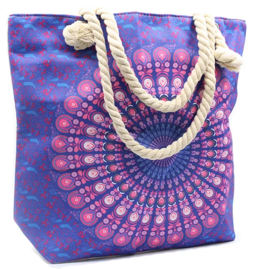 Rope Handle Shoulder Beach Bag