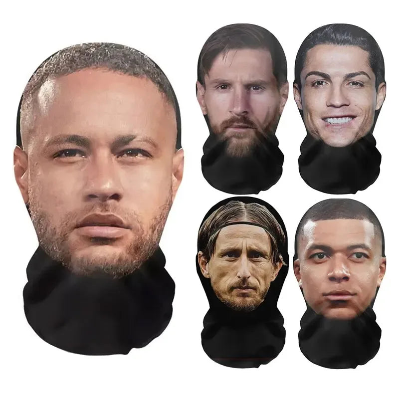 3D Printed Celebrity Footballer Face Mask