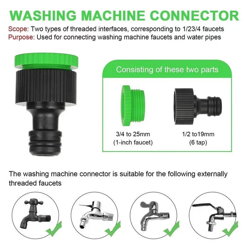 Expandable Magic Hose, High-Pressure Car Wash, 7Water Spraying Functions, Water Gun, Home Garden Watering Hose garden hose