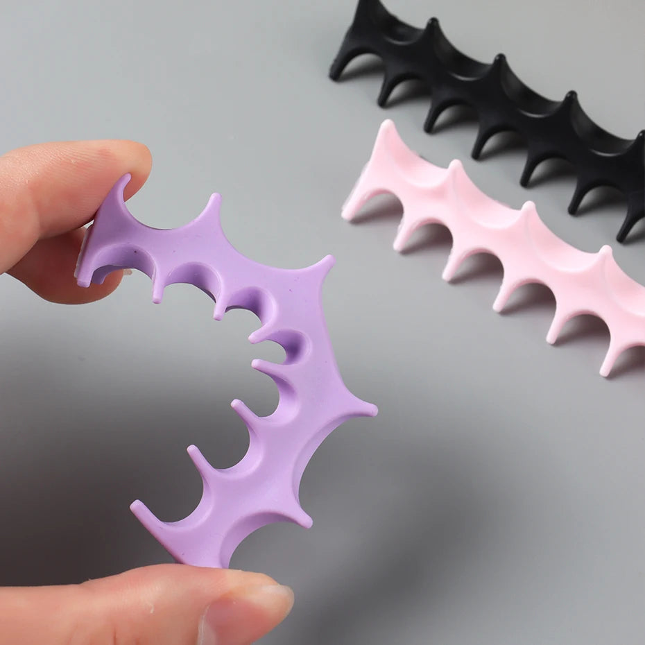 Soft Silicone Nail Pen Holder Brush Rack Shelf