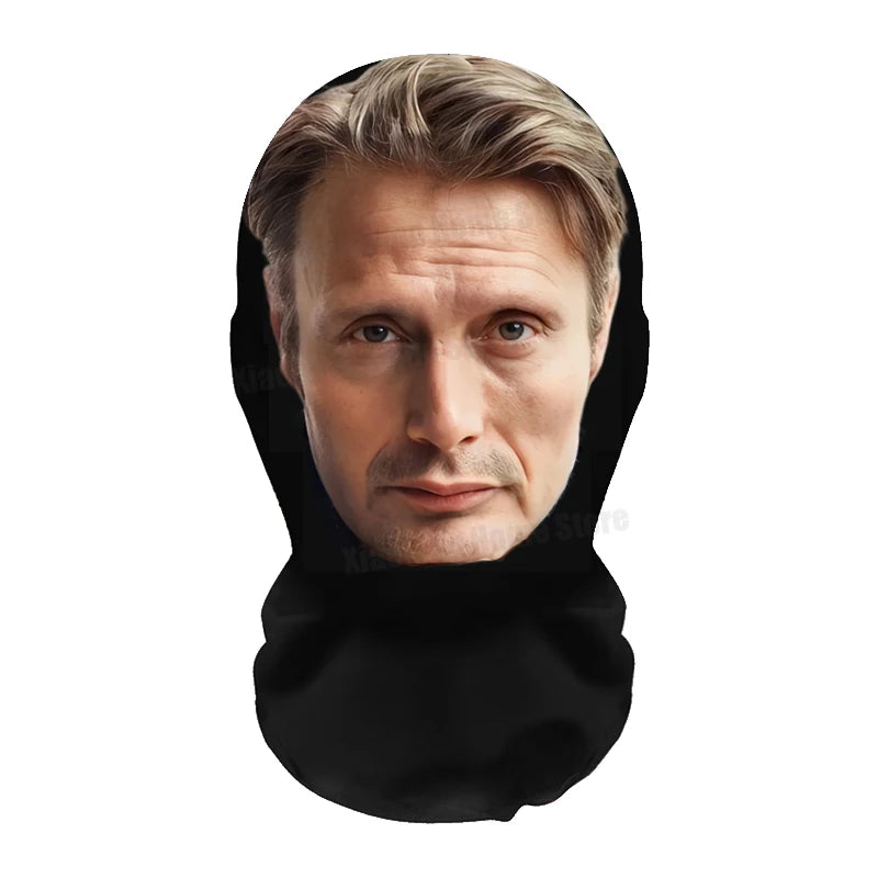 New Realistic 3D Mask Full Face for Women Man Cosplay Accessories Mascaras Halloween Masquerade Mesh Headgear