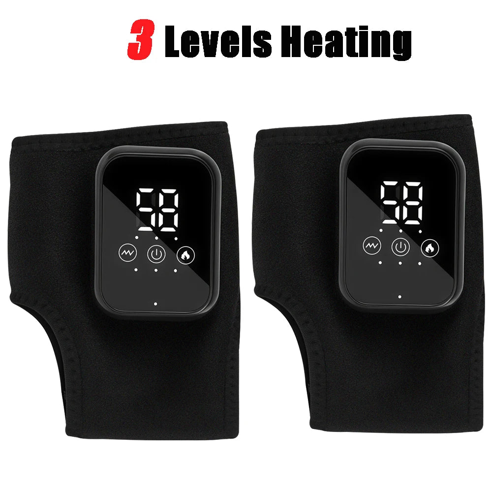 1 Pair Foot Ankle Brace Belt 3 Levels Adjustable Hot Compress Vibration Massage Foot Ankle Guard Band Carpal Tunnel Foot Protect