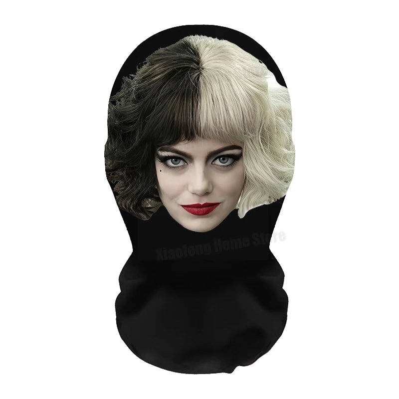 New Realistic 3D Mask Full Face for Women Man Cosplay Accessories Mascaras Halloween Masquerade Mesh Headgear