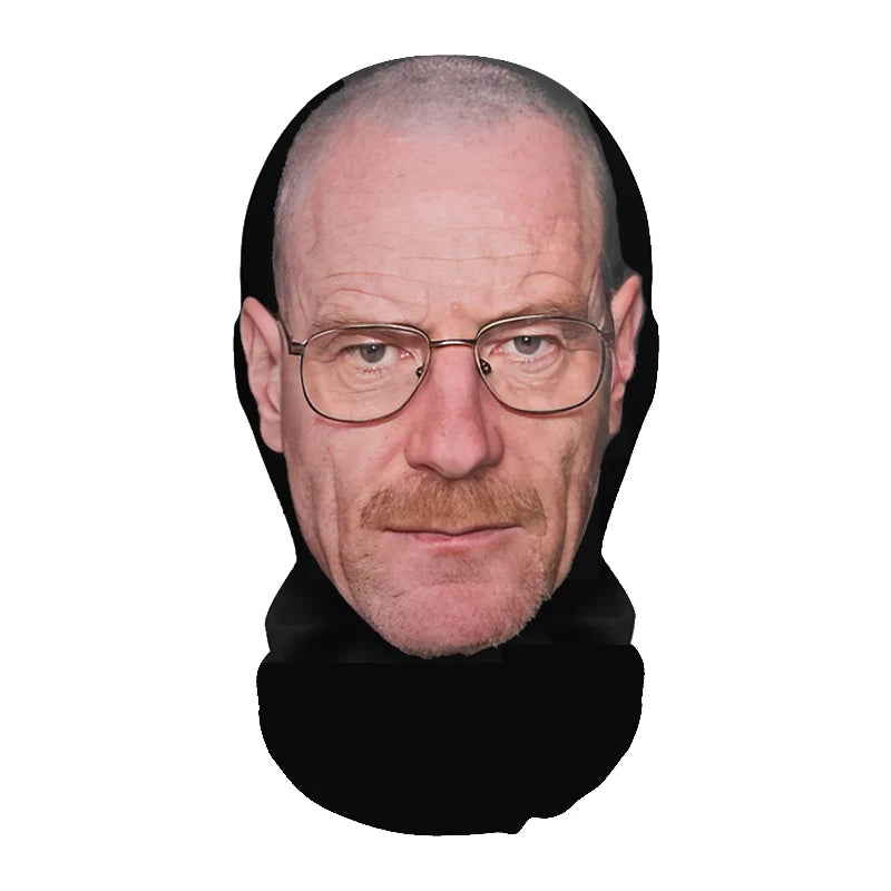 3D Funny Pattern Mesh Face Mask Head Cover Party Halloween Cosplay Props UV Protection Shield Ronaldo Pattern