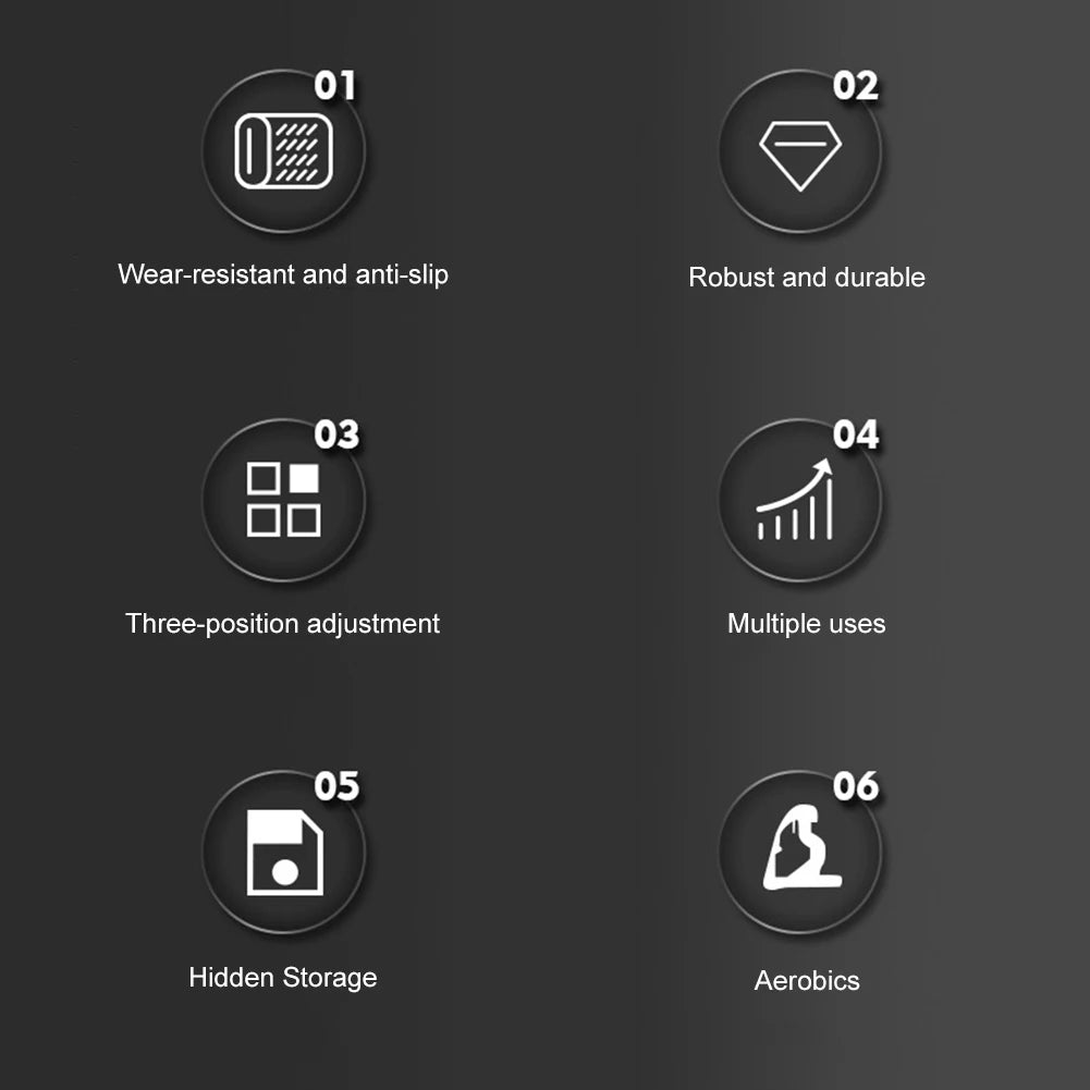 Aerobic Fitness Stepper Gym Exercise Foot Pedal 200KG Load-bearing