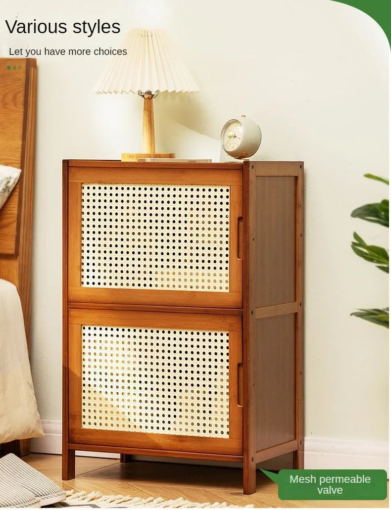 Bedside Table Modern - Solid Wood