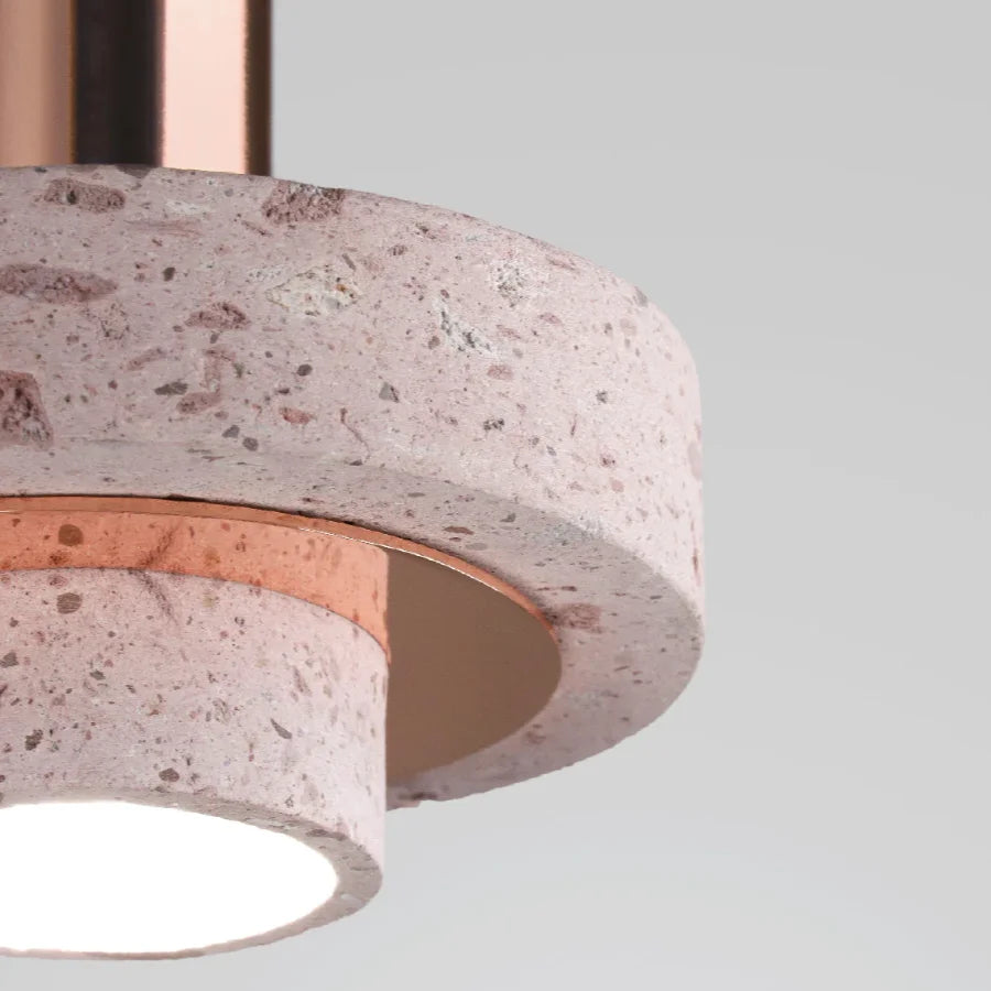 Nordic Bedroom Bed Modern Simple Intelligent Marble Chandelier