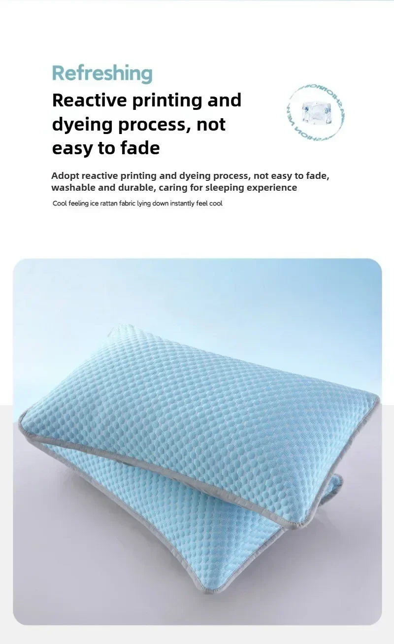 Ice Silk Cooling Pillowcase New 2/1PC Breathable Summer Bedding Washable Pillow Cover 48x74cm Sleepers Air Conditioning Comfort