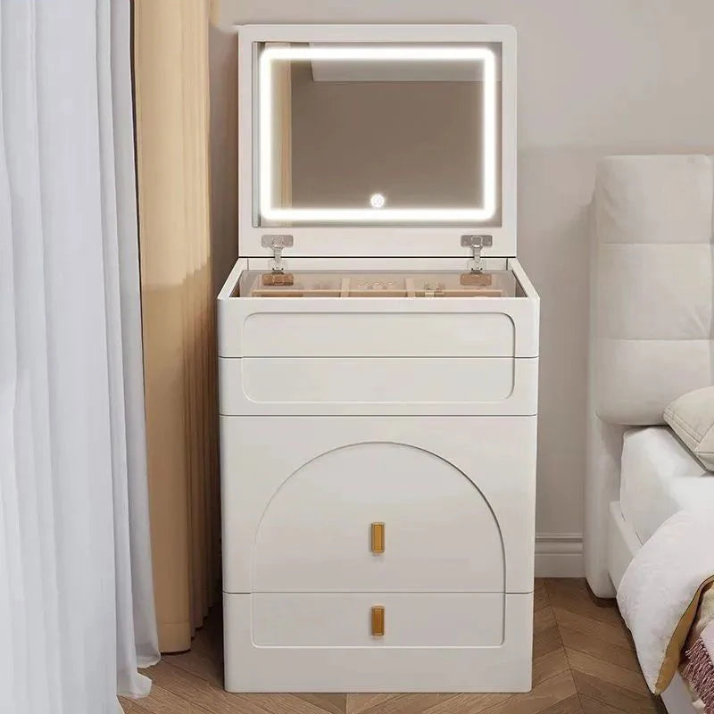 Unique Bedroom Makeup Vanities Illuminated Dressing Table with Mirror