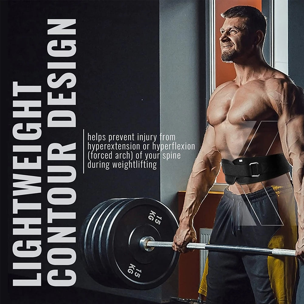 1Pcs Sports Weight Lifting Belts for Men Women - Weight Lifting Core & Lower Back Support Workout Waist Belt for Fitness