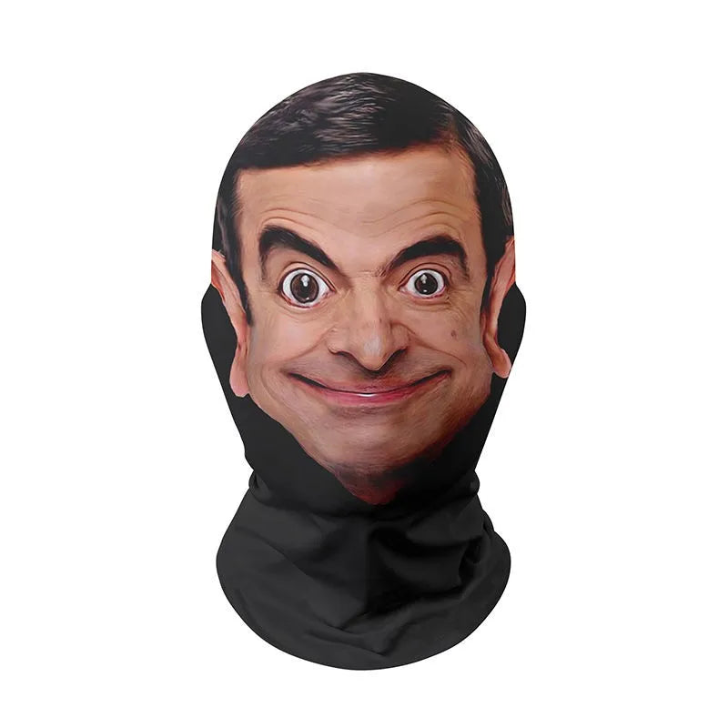 New Realistic 3D Mask Full Face for Women Man Cosplay Accessories Mascaras Halloween Masquerade Mesh Headgear