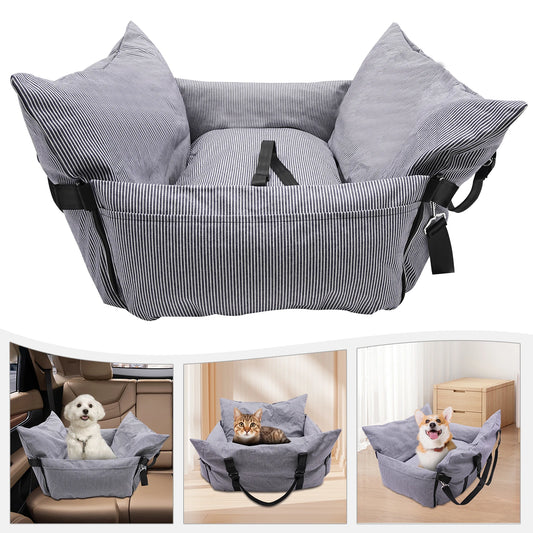 Dog Car Seat, Portable Pet Seat, Dog Car Travel Carrier Bed For Dogs, Cats, And Other Pets  76.2*52*40.6cm
