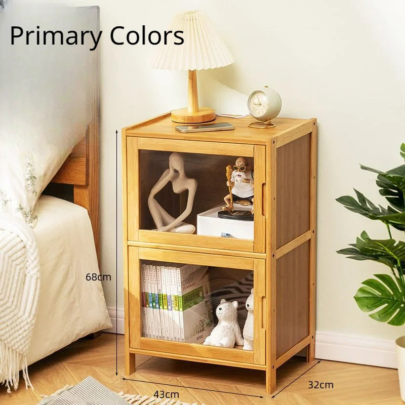 Bedside Table Modern - Solid Wood