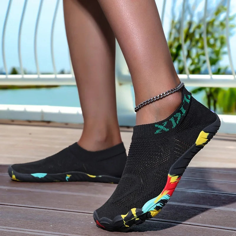 Water Wading Shoes, Beach Outdoor Hiking Shoes, Quick Drying, Breathable, Non Slip Diving Shoes, Lightweight Fitness Yoga Shoes