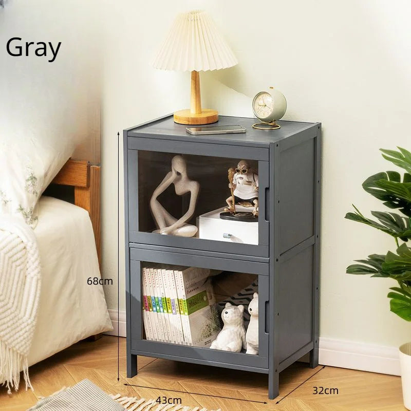 Bedside Table Modern - Solid Wood