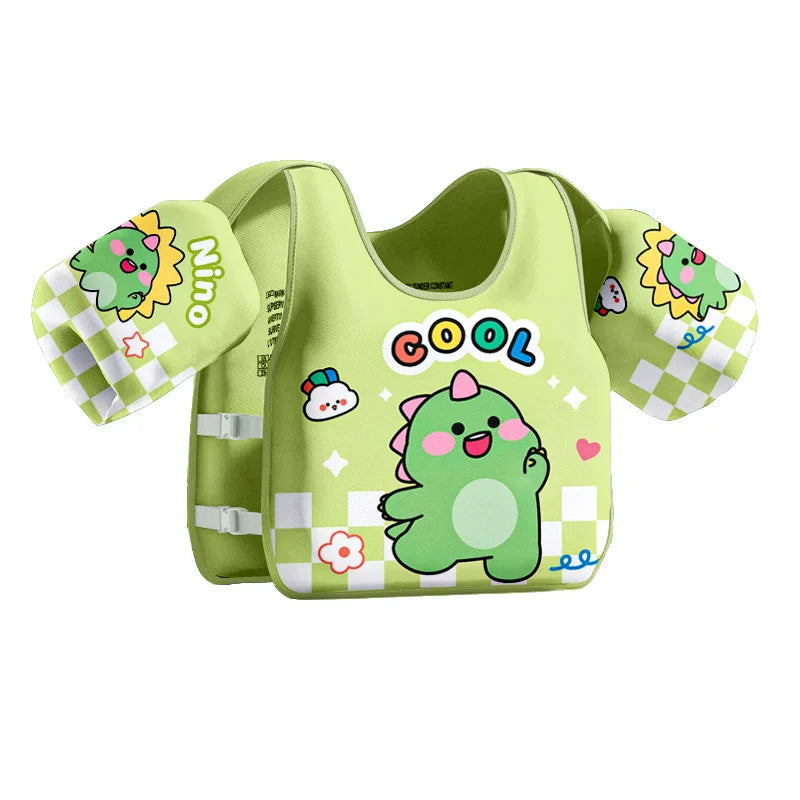 Pool Float Swim Vest Beginner Buoyancy Vest Swimming Ring Tube Swimming Arm Ring Water Play Equipment No Inflation