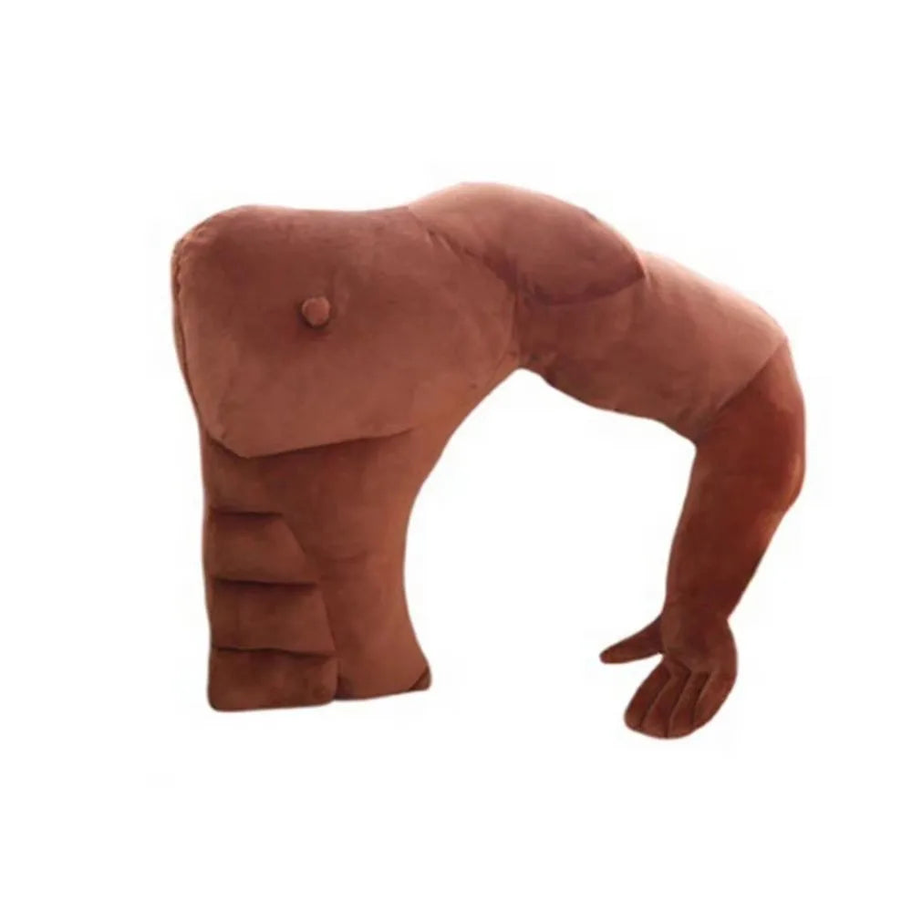 Creative Arm Pillow Hunky Chest Throw Pillow Body Shape Pillow Cuddle Pillow PP Filling Boyfriend Pillow Sleep Cushion