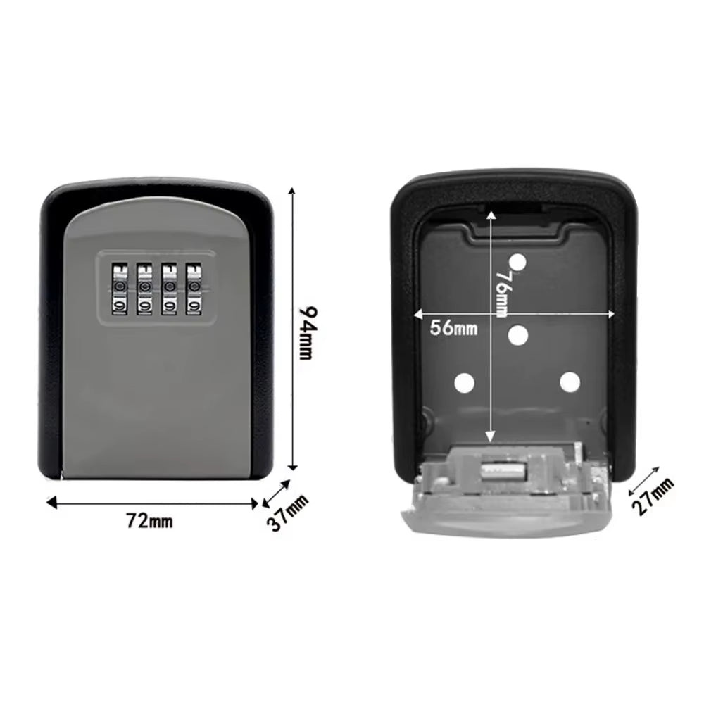 Wall Mount Key safe Lock Box 