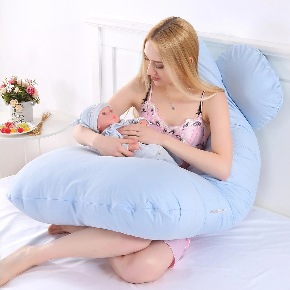 Pregnancy Pillow 130*70Cm Sleeping, Back & Waist support Pillow for Pregnant Women 
