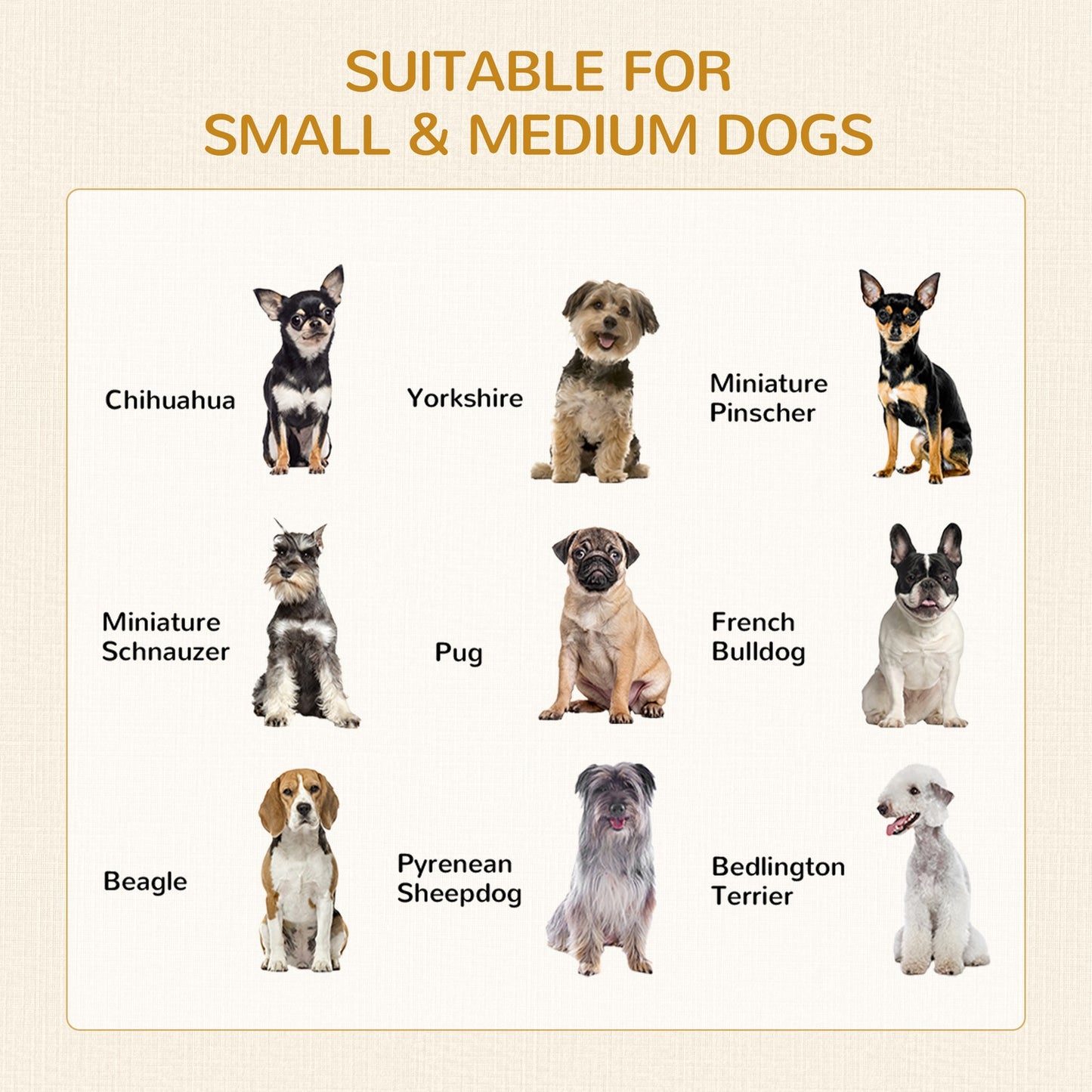 Double-Door Dog Kennel Furniture Pet Crate, for Medium Dogs, Indoor Use - Grey