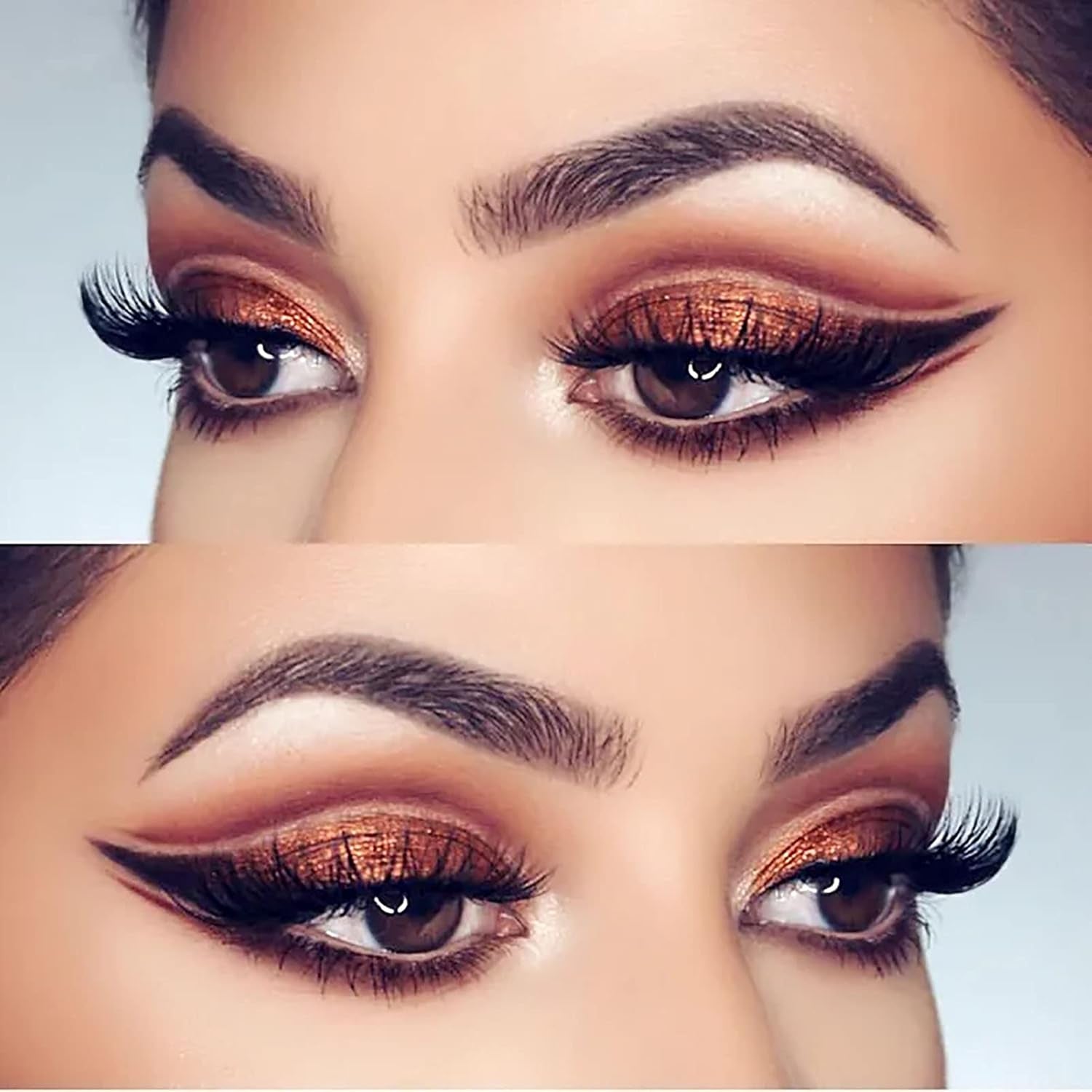 Premium 8-Piece  Eyeshadow Makeup Brush Set - Synthetic Eyebrow, Eyeliner, and Blending Brushes