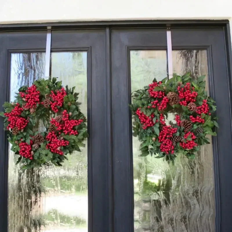 Christmas Wreath Hook Hanger over Door Christmas Wreath Hanger Front Door Wreath Hook for Christmas