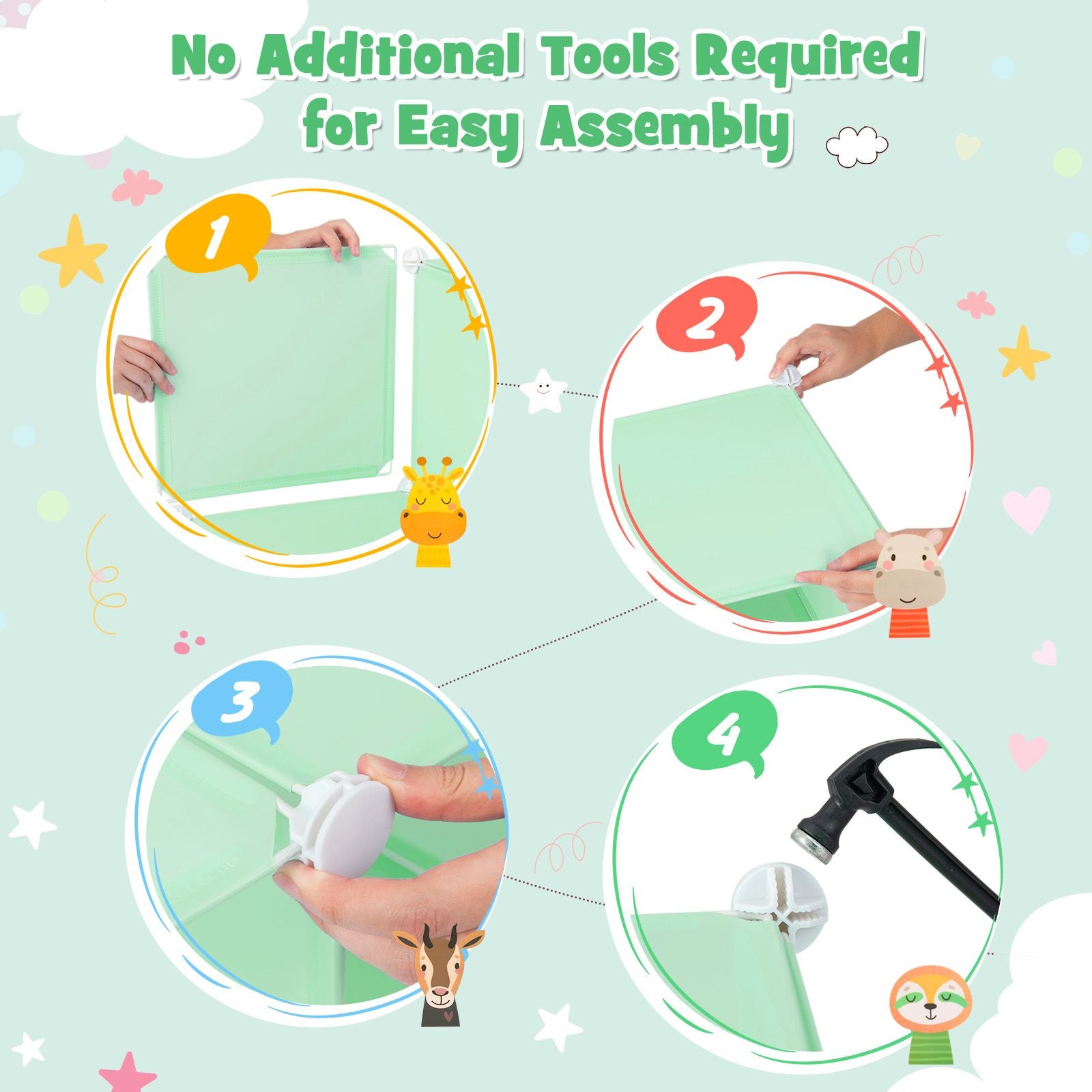 12-Cube Wardrobe for Children - Stylish Baby Dresser and Kids Bedroom Armoire